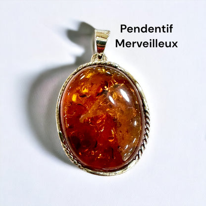 Pendentif Ambre Merveilleux