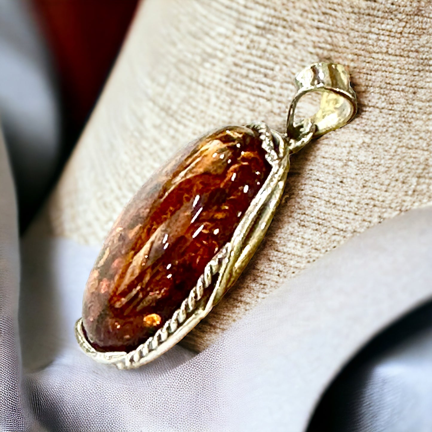 Pendentif Ambre Merveilleux